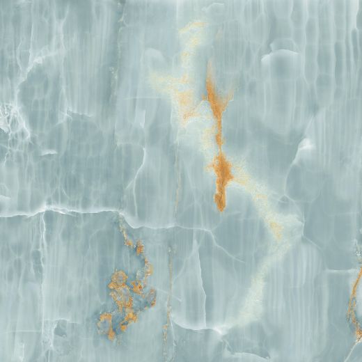 Billede af The Room Onyx Aqua Blue Gold 60x60 cm (RM - Mat)