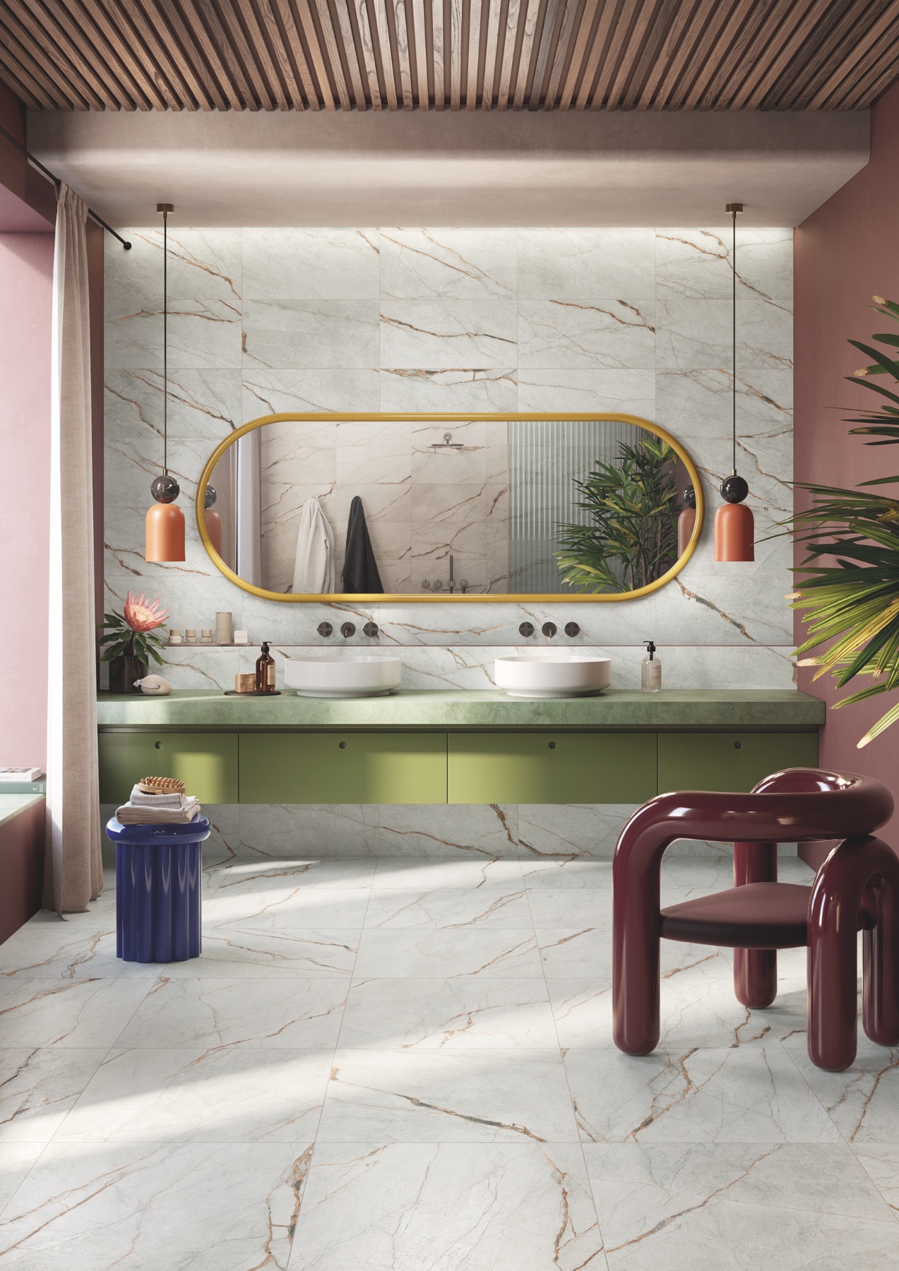 The Room Grey Roots 60x60 cm (RM - Mat) │ Colour Ceramica A/S