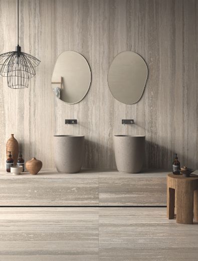 Billede af Cocoon Travertino Silver Grey 120x278 cm (LPM - Matpoleret)