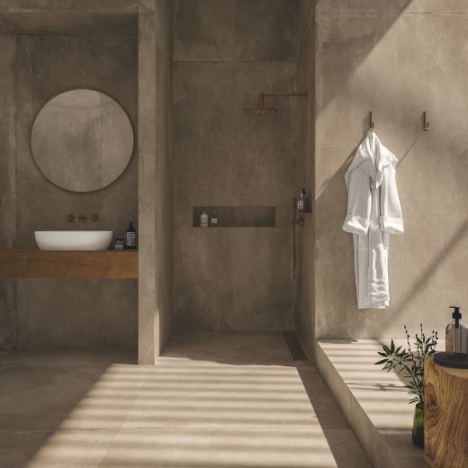 Billede af Azuma Up Taupe Mosaik 5x5 cm (RM - Mat)