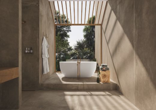 Billede af Azuma Up Taupe Mosaik 5x5 cm (RM - Mat)