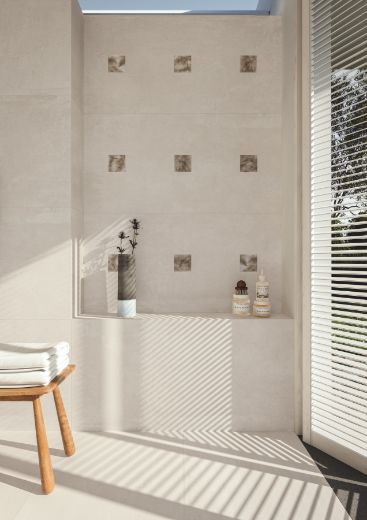 Billede af Azuma Up White Mosaik 5x5 cm (RM - Mat)