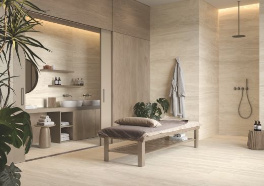 Billede af The Rock Travertino Argentum 60x60 cm (RM - MAT)