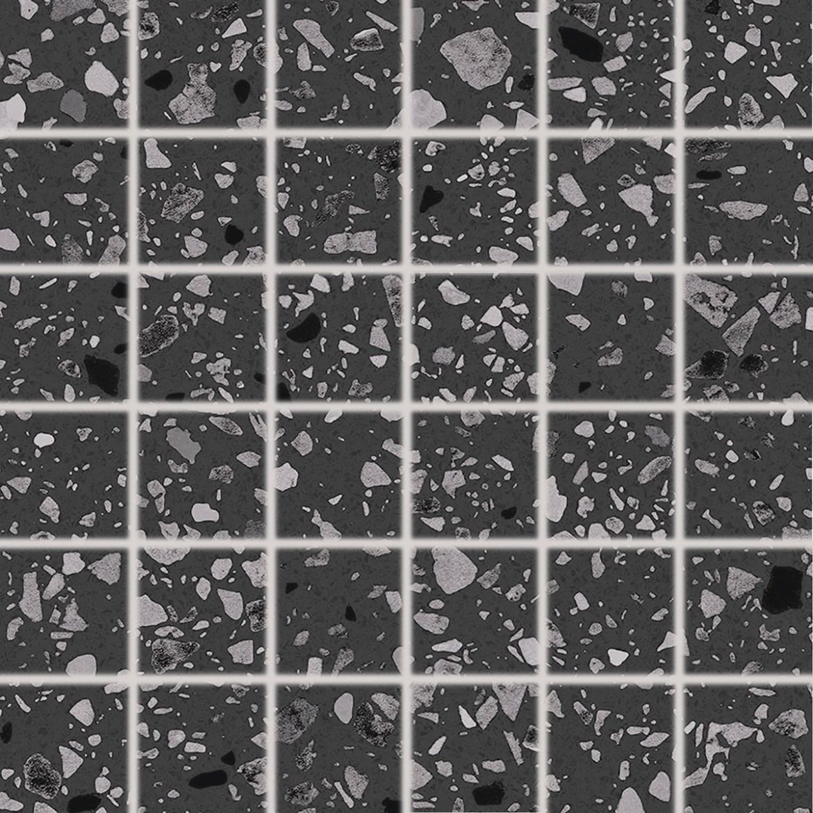 Billede af Rako Porfido Sort 48x48 mm