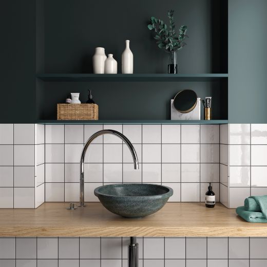 Billede af Village White 6,5x20 cm