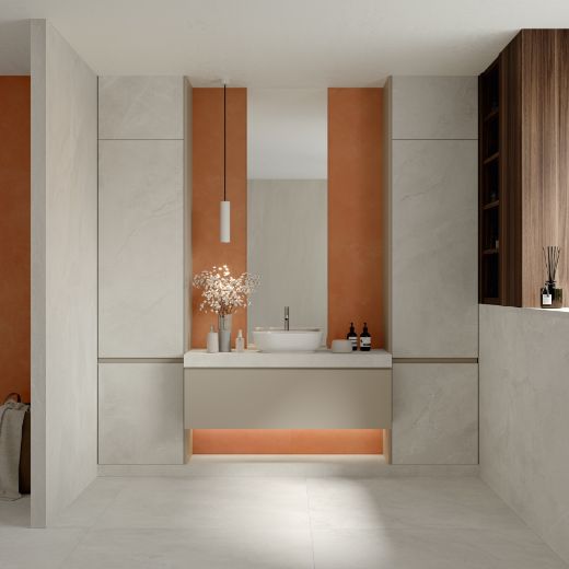 Billede af Azuma Rock White Mosaik 5x5 cm (RM - Mat)