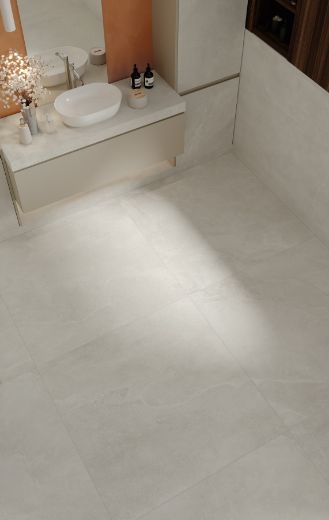 Billede af Azuma Rock White 120x120 cm (RM - Mat)