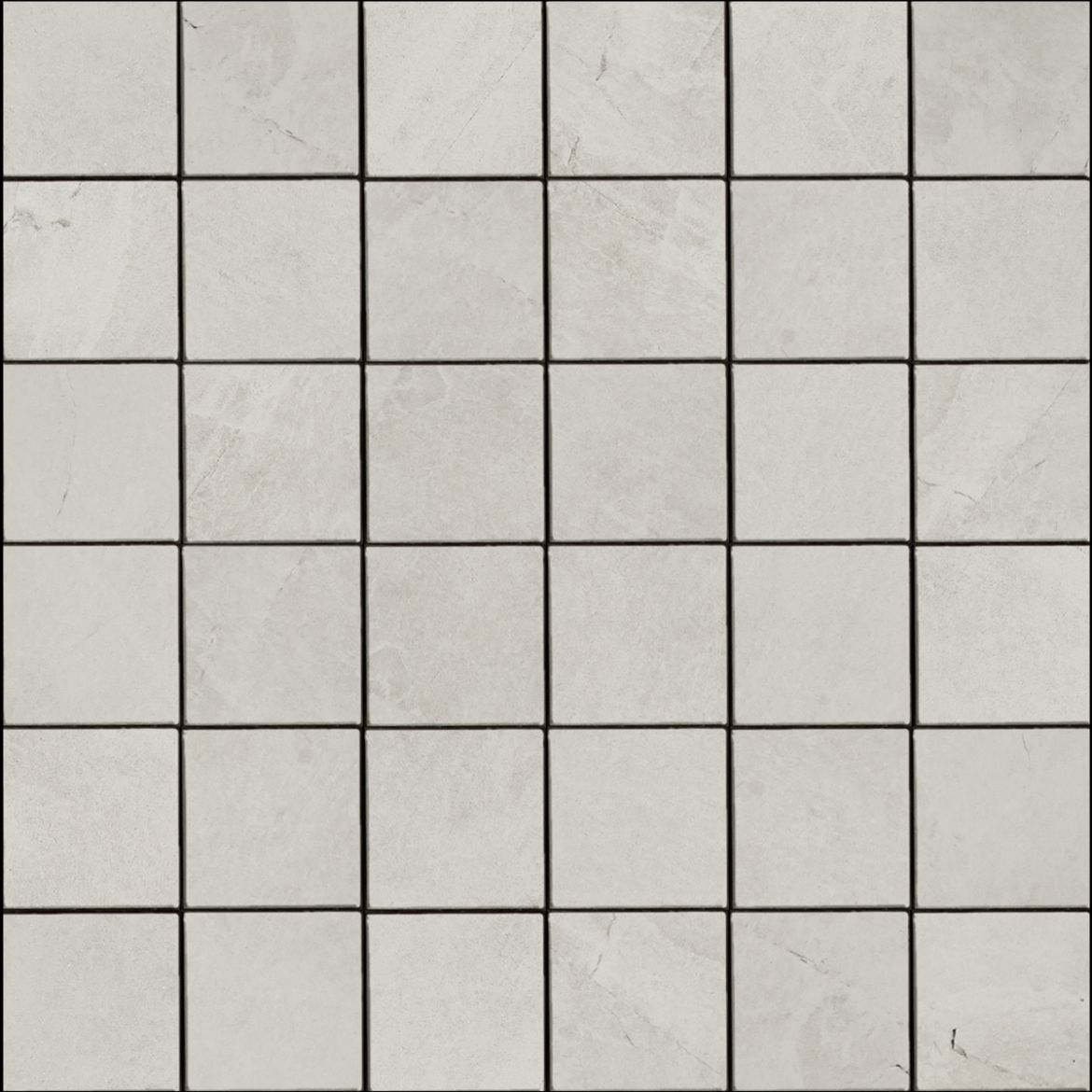 Billede af X-Rock White Mosaik 5x5 cm (RM - Mat)