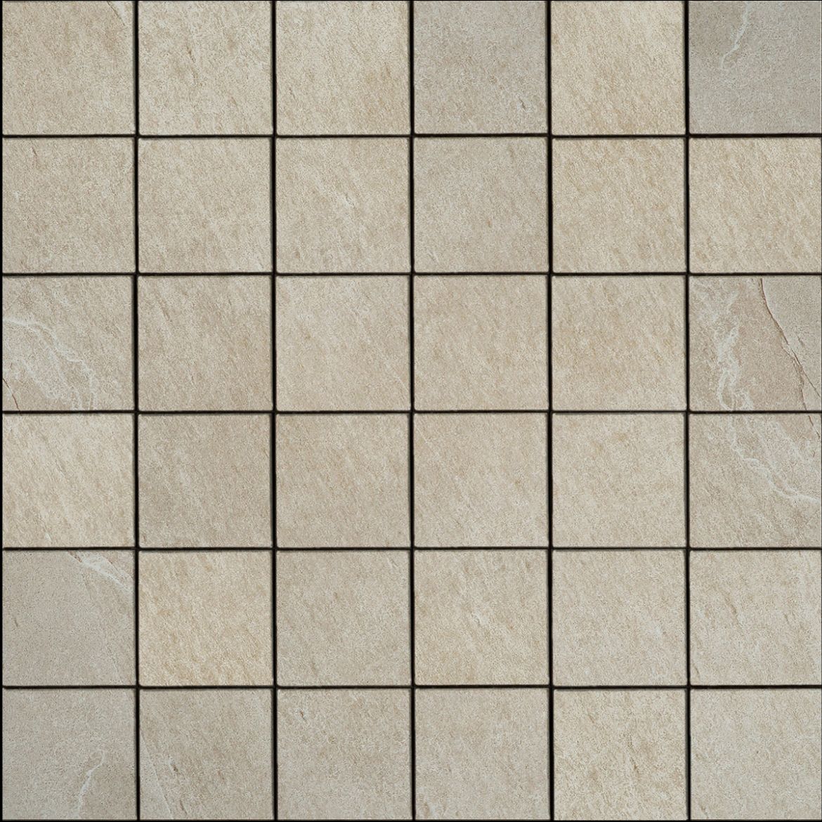 Billede af X-Rock Beige Mosaik 5x5 cm (RM - Mat)