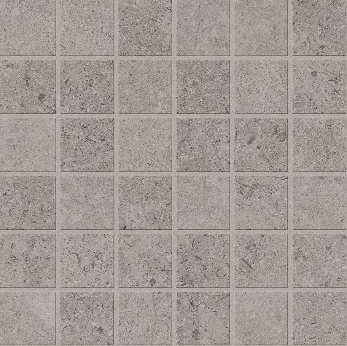 Billede af Gea Grey Mosaik 5x5 cm (RM - Mat)