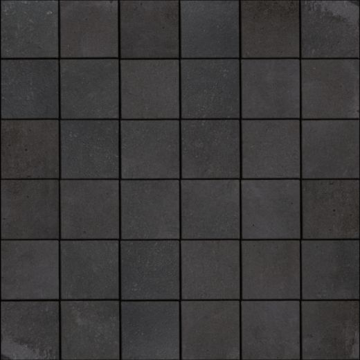 Billede af CottoFaenza Nero Mosaik 5x5 cm (RM - Mat)
