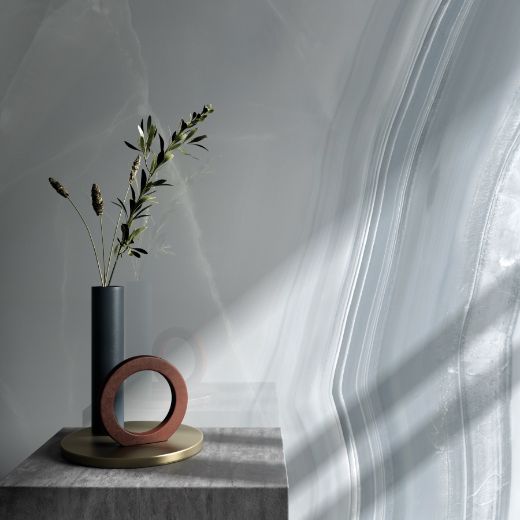 Billede af Oro Agate Blue Lace 60x60 cm (LP - Poleret)