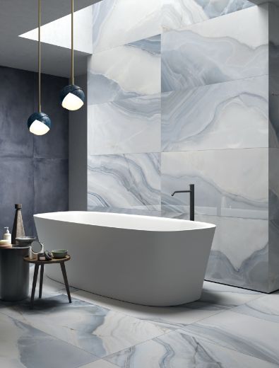 Billede af Oro Agate Blue Lace 60x120 cm (LP - Poleret)