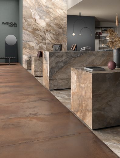 Billede af Oro Illusion Bronze Mosaik 5x5 cm (RM - Mat)