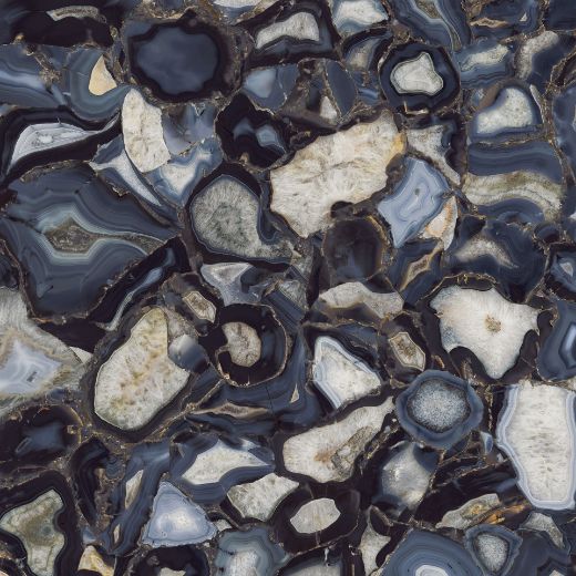 Billede af Aesthetica Agata Blu 120x120 cm (LPM - Matpoleret)