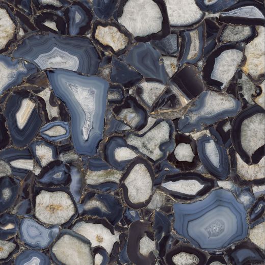 Billede af Aesthetica Agata Blu 120x120 cm (LPM - Matpoleret)