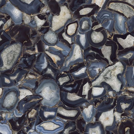 Billede af Aesthetica Agata Blu 120x120 cm (LPM - Matpoleret)