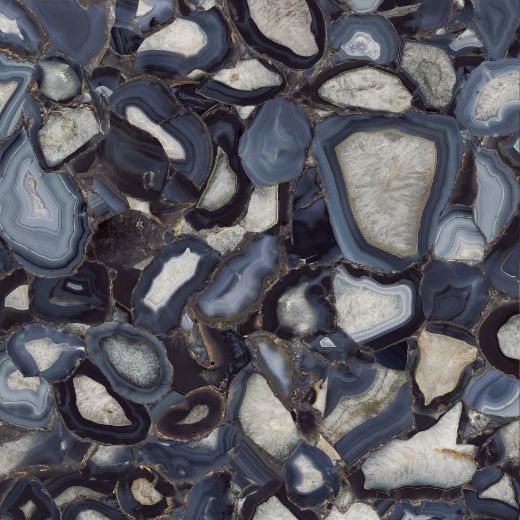 Billede af Aesthetica Agata Blu 120x120 cm (LP - Poleret)