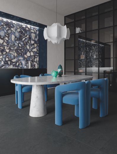 Billede af Aesthetica Agata Blu 120x120 cm (LP - Poleret)