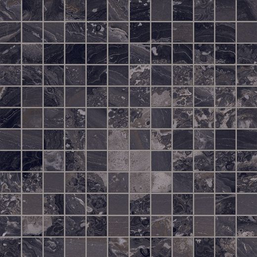 Billede af Aesthetica Arabescato Orobico Brown Mosaik 2,5x2,5 cm (RM - Mat)