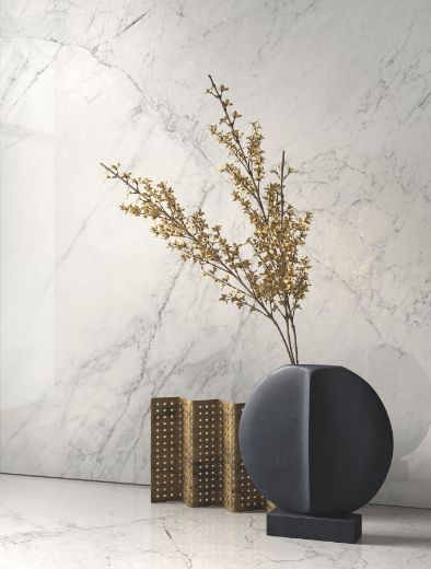 Billede af Aesthetica Calacatta Extra White 120x120 cm (RM - Mat)