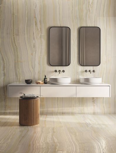 Billede af Aesthetica Onyx Green 120x120 cm (LPM - Matpoleret)