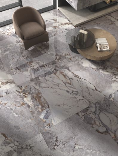 Billede af Aesthetica Unico Grey 120x120 cm (RM - Mat)