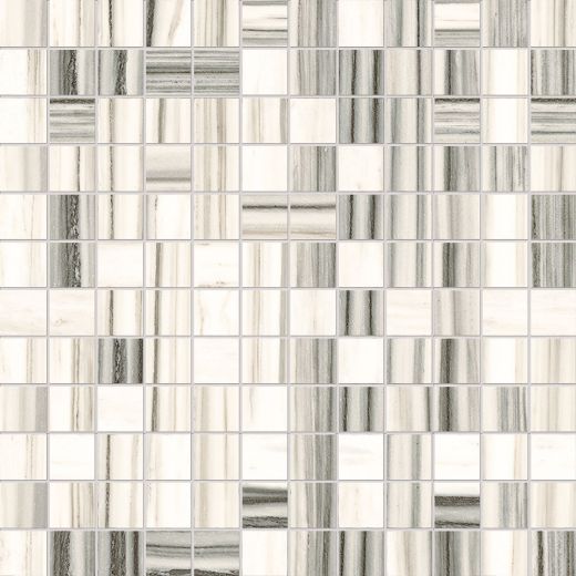 Billede af Aesthetica Zebrino Mosaik 2,5x2,5 cm (LPM - Matpoleret)