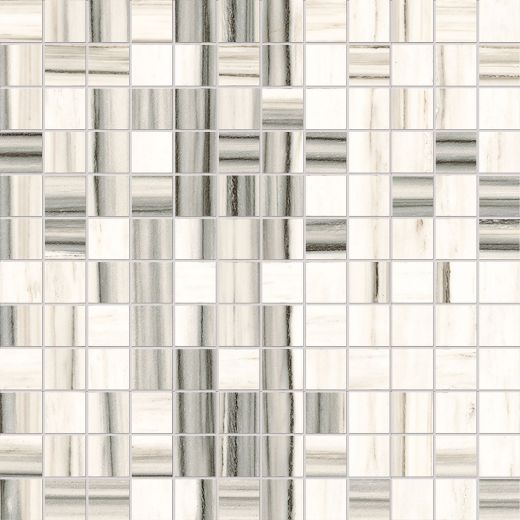 Billede af Aesthetica Zebrino Mosaik 2,5x2,5 cm (LPM - Matpoleret)