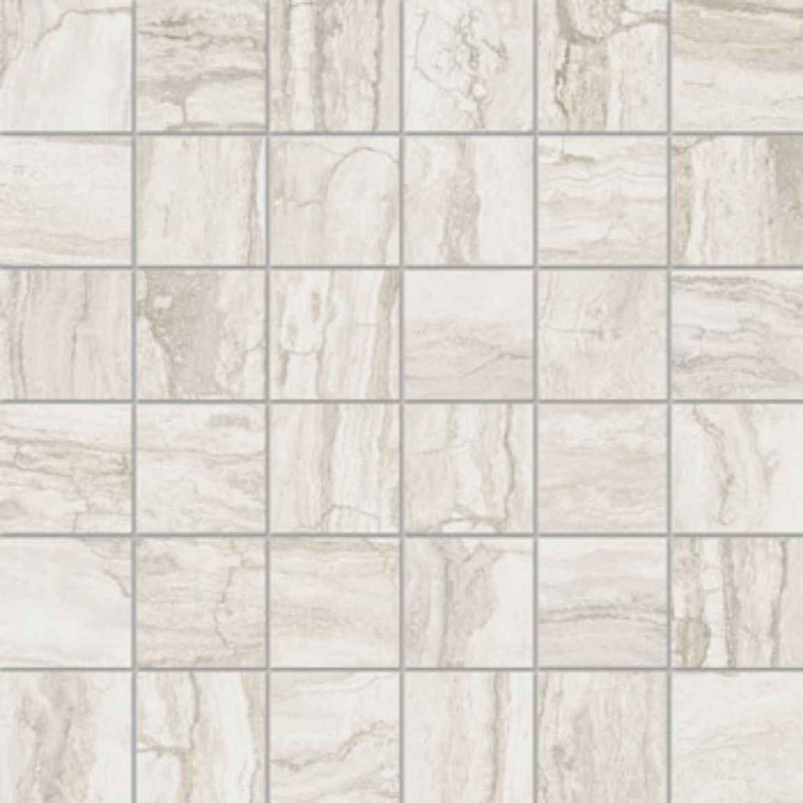Billede af Bianco Travertino Onice Mosaik 5x5 cm (RM - Mat)
