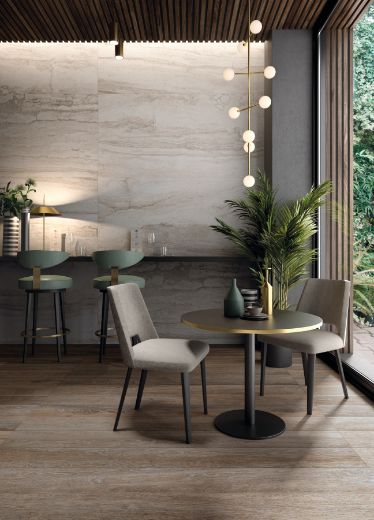 Billede af Bianco Travertino Onice 90x180 cm (LP - Poleret)