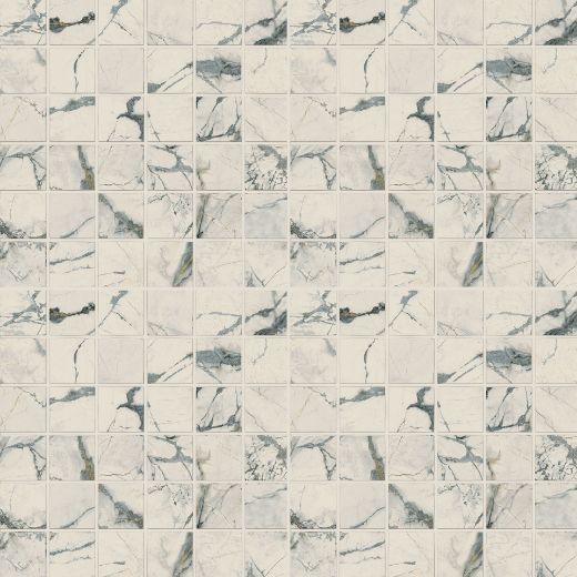 Billede af The Room Invisible White Mosaik 2,5x2,5 cm (RM - Mat)