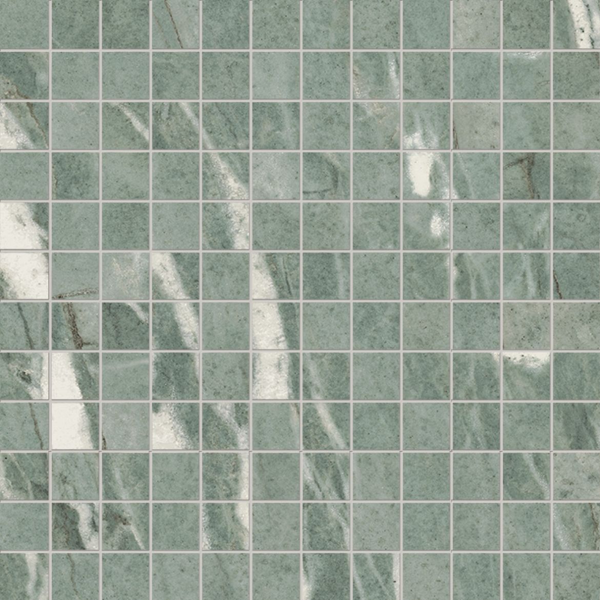 Billede af The Room Tiffany Green Mosaik 2,5x2,5 cm (RM - Mat)