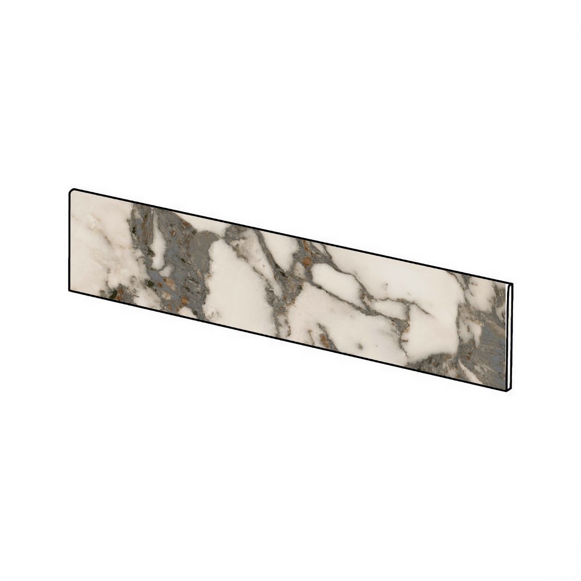 Billede af Classic Calacatta Viola Sokkel 8x60 cm