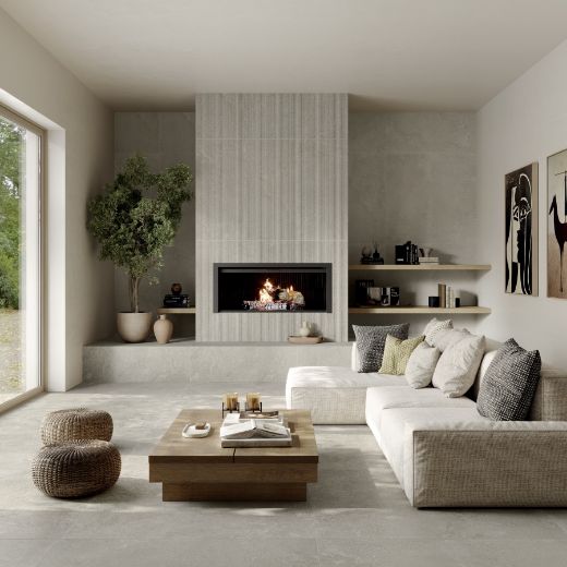 Billede af Closer Grey-Beige 60x60 cm (RM - Mat)