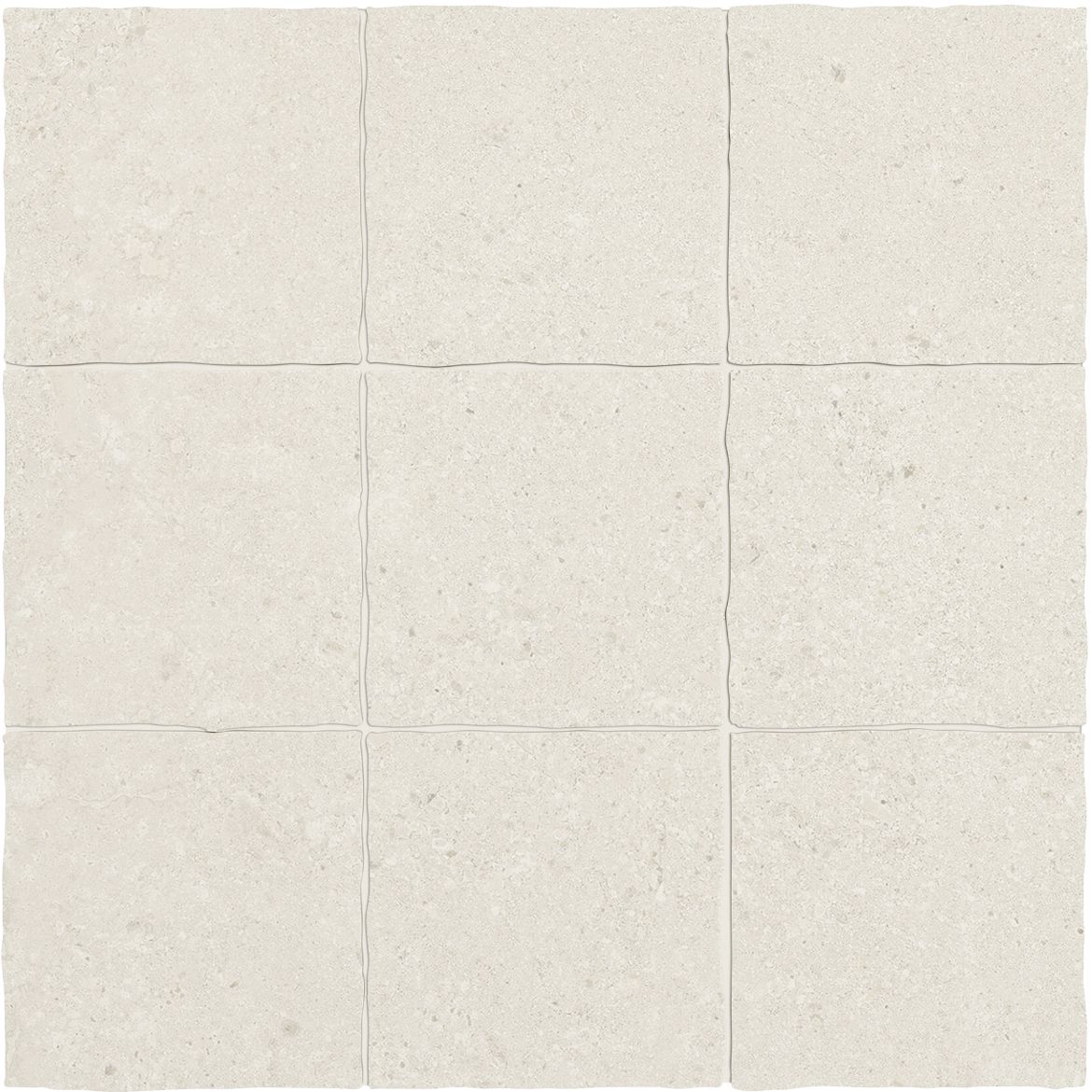 Billede af Closer White Tumlet Mosaik 10x10 cm (RM - Mat)