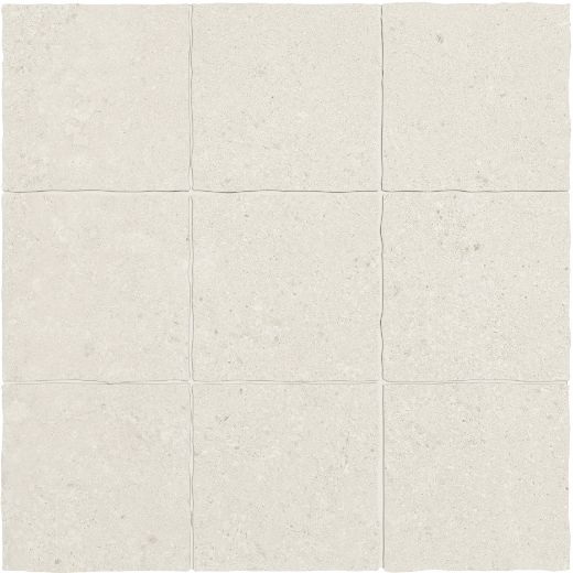 Billede af Closer White Tumlet Mosaik 10x10 cm (RM - Mat)
