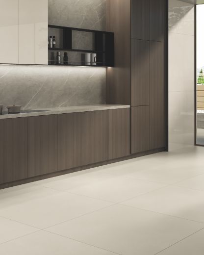 Billede af Mycro Extra White 120x120 cm (L - Højpoleret)