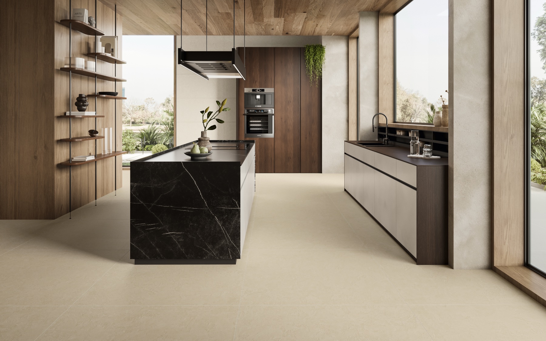 Code Linen 120x120 cm (RM - Mat) │ Colour Ceramica A/S
