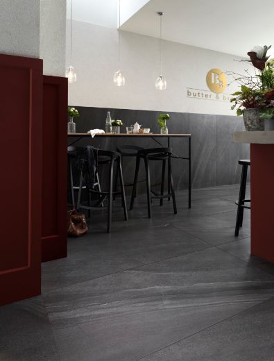 Billede af Lime-Rock Black Sildeben Mosaik 28,5x32 cm (RM - Mat)