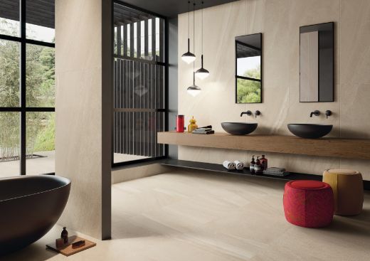 Billede af Lime-Rock Almond Sildeben Mosaik 28,5x32 cm (RM - Mat)