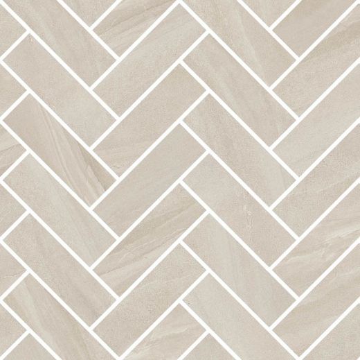 Billede af Lime-Rock White Sildeben Mosaik 28,5x32 cm (RM - Mat)