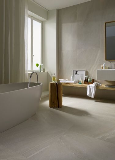 Billede af Lime-Rock White Sildeben Mosaik 28,5x32 cm (RM - Mat)