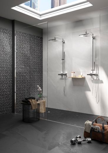 Billede af Ashima Black Mosaik 5x5 cm (RM - Mat)